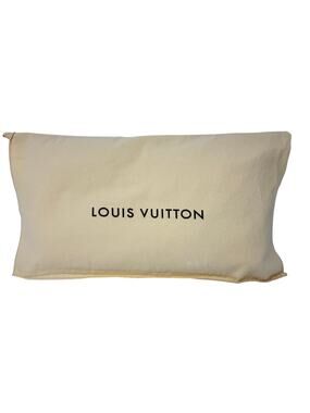 Upcycled Accent Pillow 11x21 Made from Authentic Dust Cover Brown